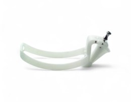 Багатокутова насадка для біопсії Ultra-Pro II білого кольору з багаторазовим металевим фіксатором для датчиків УЗД