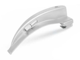 Вигнутий ветеринарний клинок Macintosh розміру №3 (135 мм) від Doctor Devices. Клинок виготовлений з матової сталі для усунення відблисків та підлягає автоклавуванню