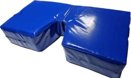 Портативний складаний синій мат для УЗД та ЕХО-досліджень тварин. Водонепроникний ПВХ, стійкий до дезінфекції. Ідеальне обладнання для виїзної ветеринарної практики